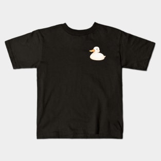 Cute White Duck Kids T-Shirt